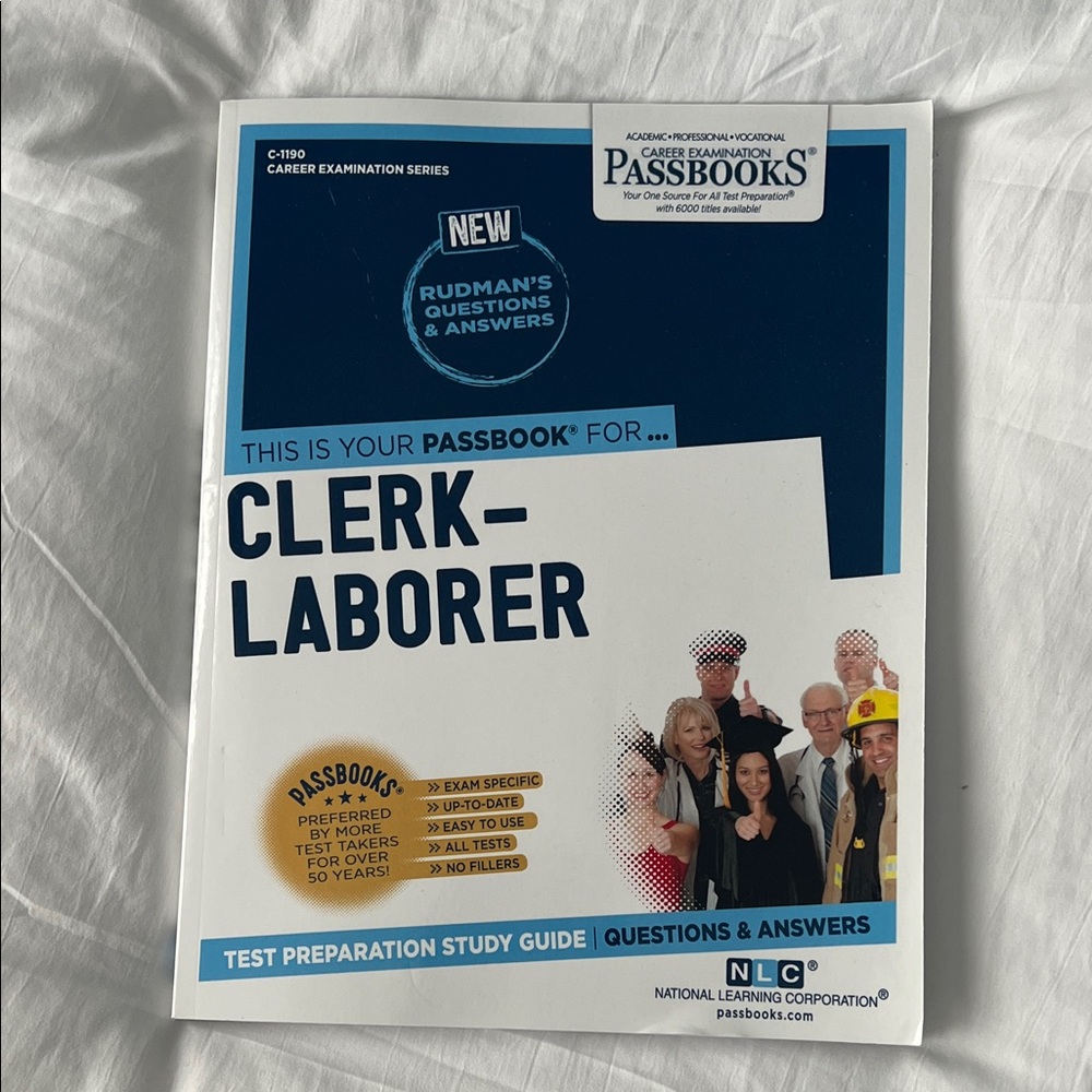 New Clerk-Laborer Test Preparation Study Guide book